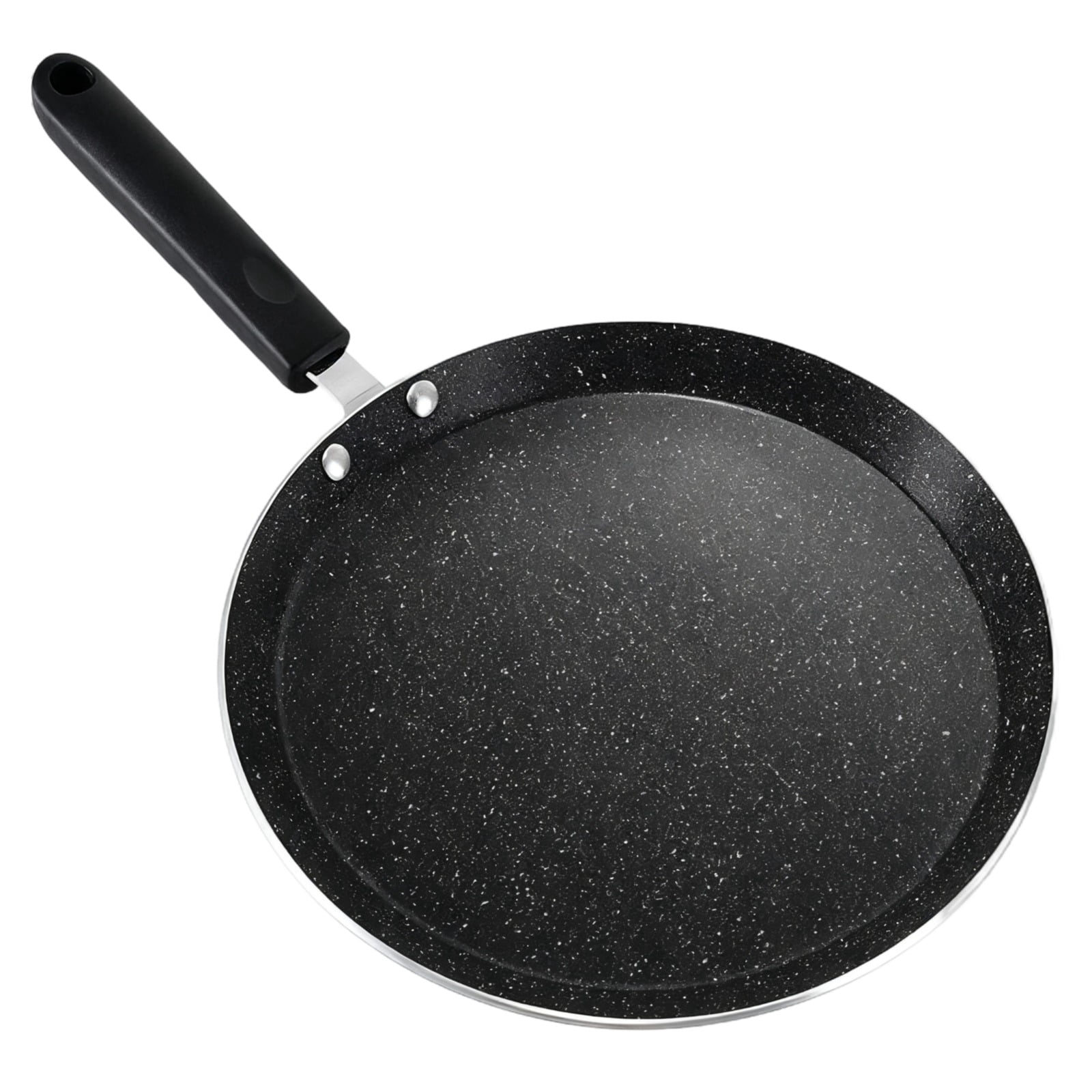 10 in / 25.4 cm Non Stick Crepe Pan, Aluminum Flat Bottom Griddle Pan ...