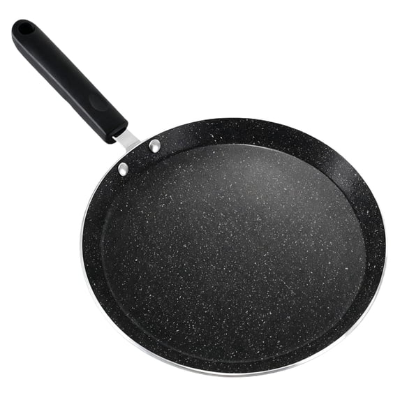 10 in / 25.4 cm Non Stick Crepe Pan, Aluminum Flat Bottom Griddle Pan ...