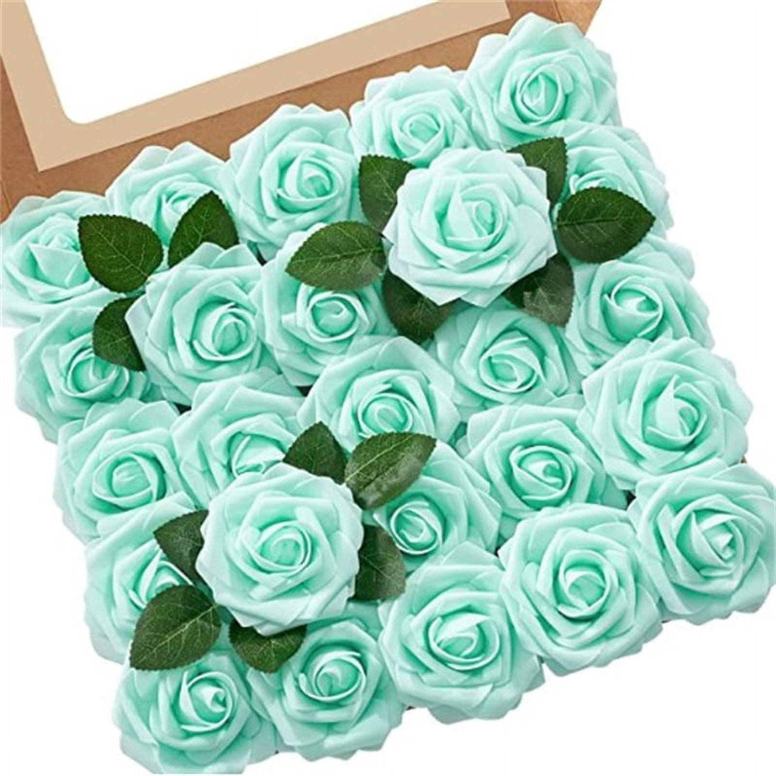 10/25/50Pcs Artificial Rose Flowers Foam Fake Faux Flowers Roses for ...