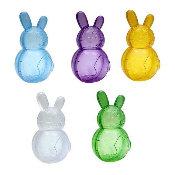 10.25" Easter Bunny Containers Plastic Bunny Shaped Gift Box for Easter Rabbit Candy Reusable Gift Box for Candy