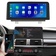 10.25 Inch Car Stereo Carplay/Android Auto For BMW X5 E70 X6 E71 2009-2013 CIC System Support Bluetoot/Mirrorlink/Siri/GPS/Rear Camera/Original Car Functions