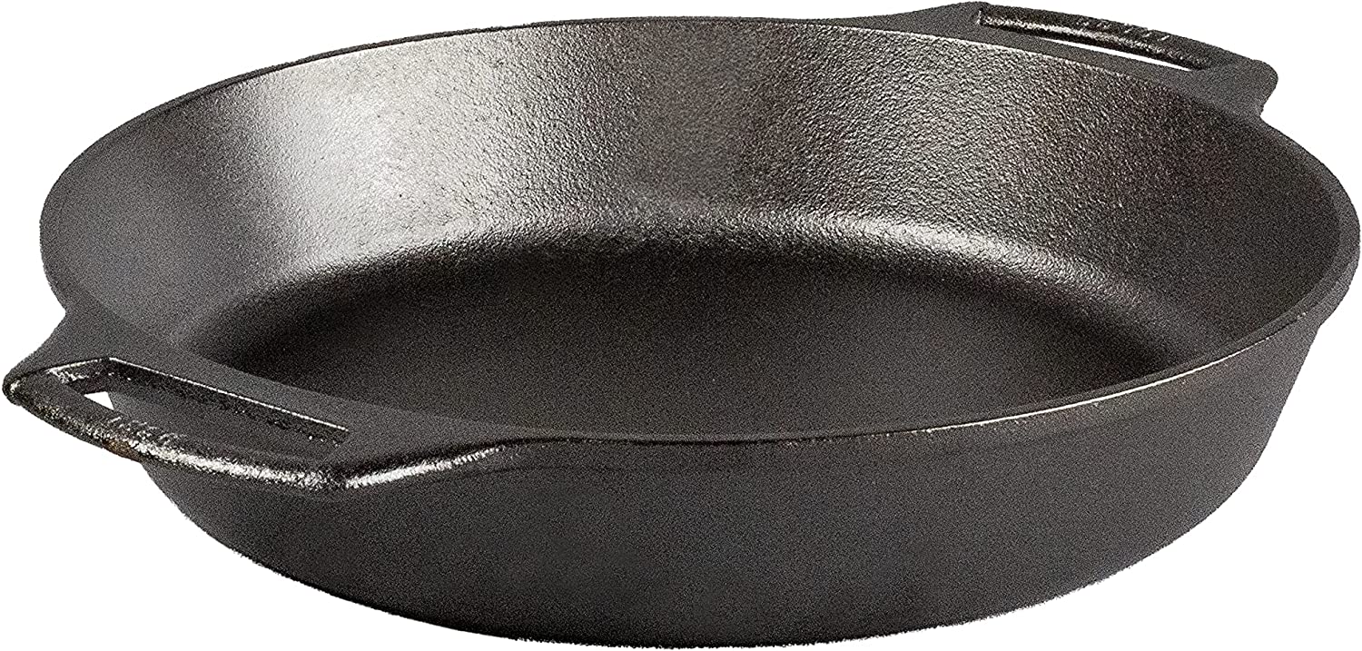 10.25 Inch Cast Iron Bakers Skillet Seasoned, Durable, and Versatile