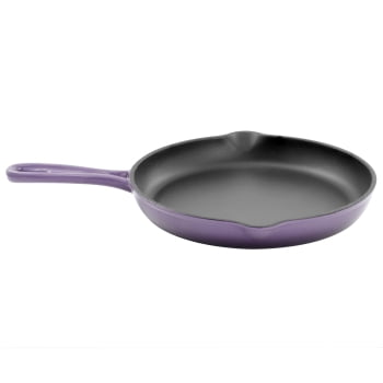 10.25 Inch Enameled Cast Iron Skillet, Gradient Gray