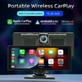thumbnail image 1 of 10.26" Wireless Carplay Bluetooth Radio FM Car MP5 Player AHD Recorder Camera, 1 of 14