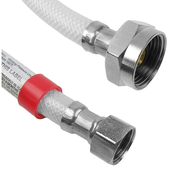 10-2771 1/2" x 7/8" x 20" Plastic Toilet Flex Hose Connector