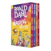 Roald Dahl Magical Gift Set 4 Books Charlie and the Chocolate Factory, James and the Giant Peach, Fantastic Mr. Fox, Charlie and the Great Glass Elevator