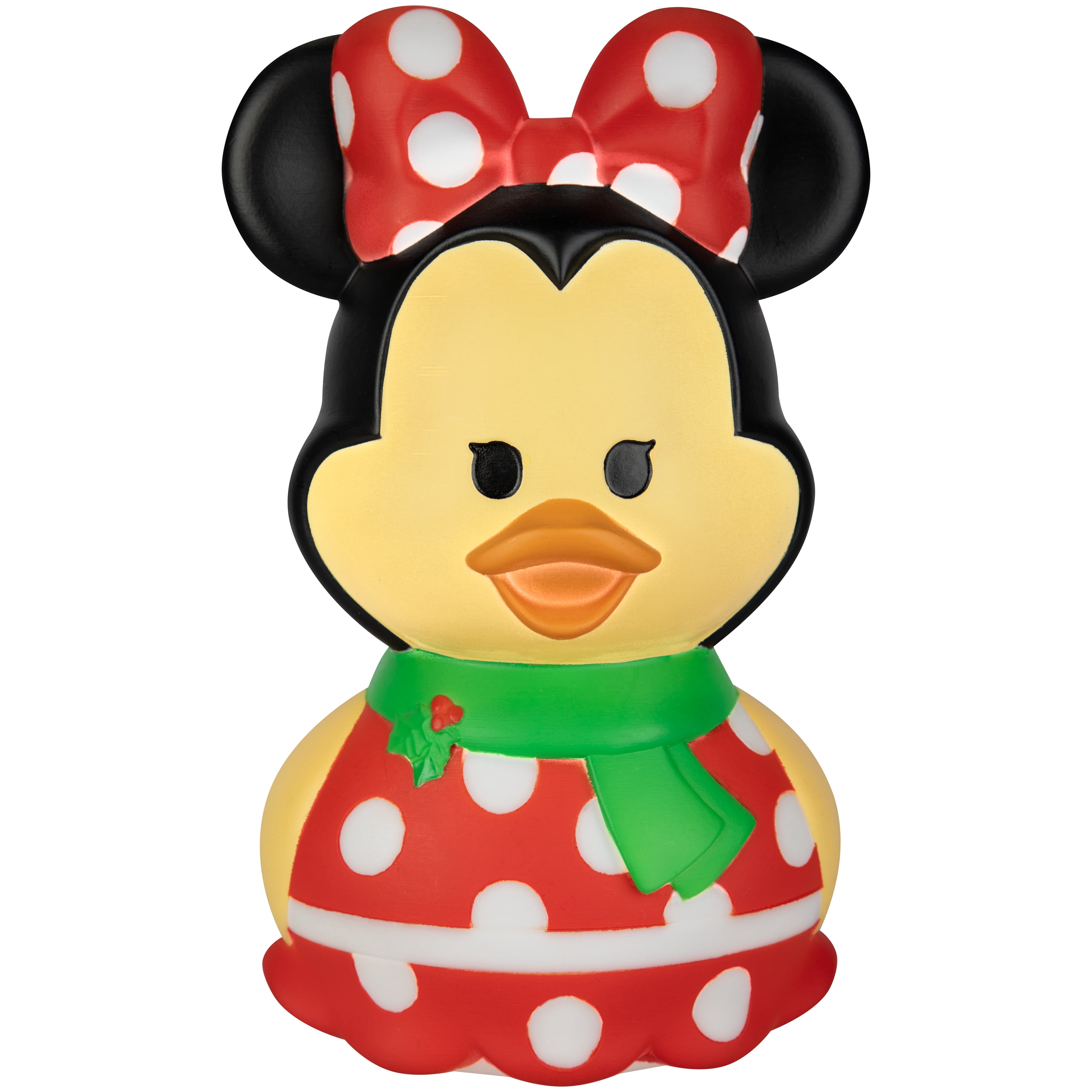 Christmas Disney Minnie Mouse Duck Lighted Blow Mold Indoor Covered Decor by Disney, 10.2 in