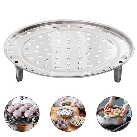 10.2In Large Steam Rack, Stainless Steel Trivet Rack Stand, Steamer Rack for Baking Cooking Steaming
