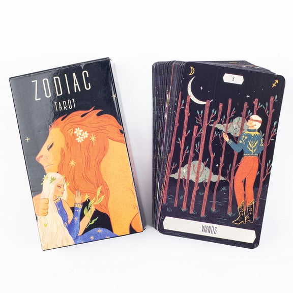 10.3*6cm Zodiac Tarot Cards Fate Divination FortuneTelling Card Games Party Board Game