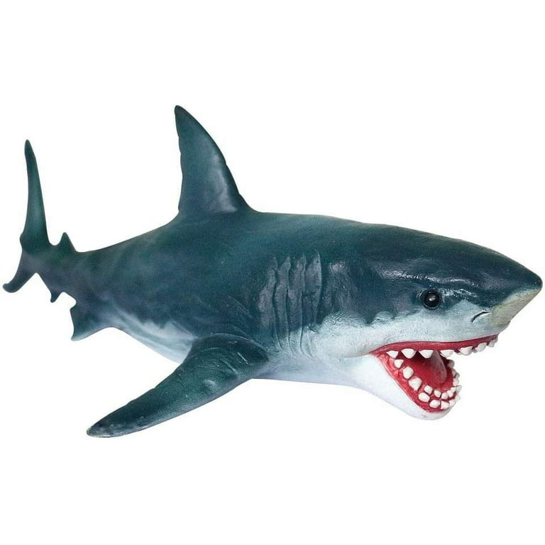 Life Great White Shark Action Figure Megalodon Shark