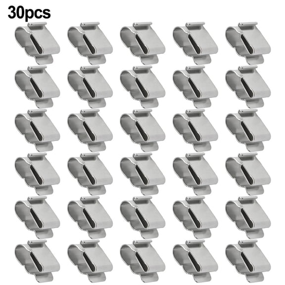 10*/30/100 Pcs Solar Panel Cable Clips For Home, Kayaks, Fishing Boats- Wire Clip Set\\\" B Smile Home