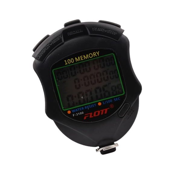 10/30/60/100 Lap Memory Timer Stopwatches Digital Stopwatches Multifunctional Stopwatches for Swimming Running Training