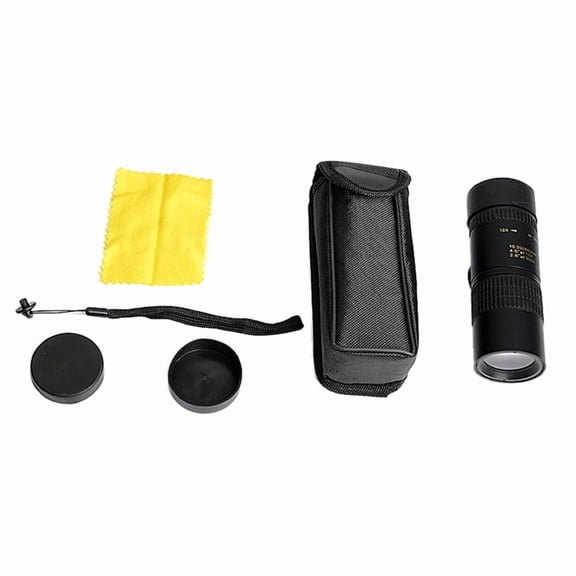 10-300x40 Zoom Telescope HD 4K Portable Strong Binoculars Long Range Professional Monocular -Prisms for Camping