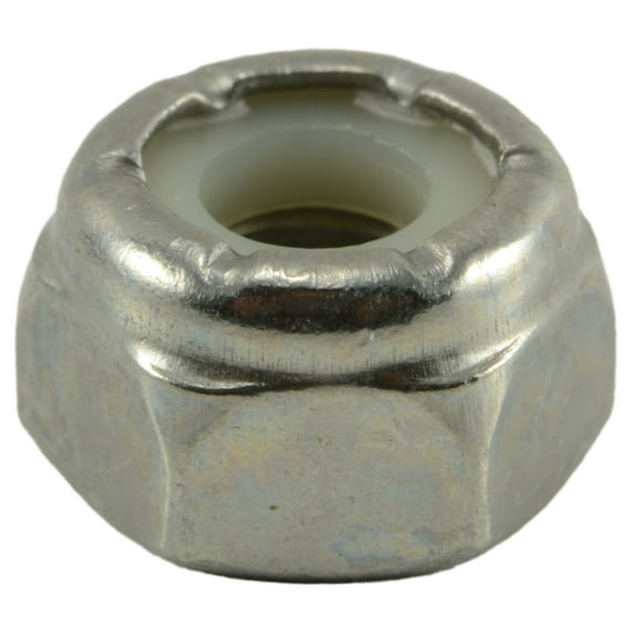 #10-32 18-8 Stainless Steel Fine Thread Nylon Insert Lock Nuts LNSS-134