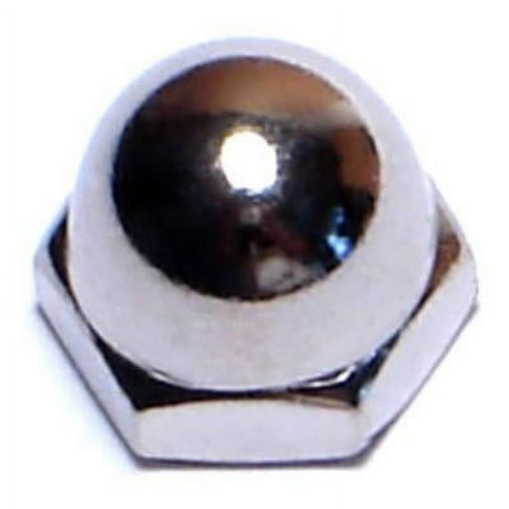 #10-32 Nickel Plated Steel Fine Thread Acorn Cap Nuts CNS-013