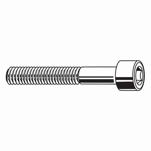 #10-32 Socket Head Cap Screw, Socket, Plain 18-8 Stainless Steel, 1-1/2 in Length, 100 PK