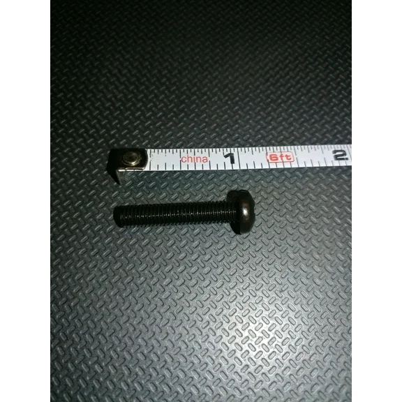 10-32 X 1" Machine Screws / Phillips / Pan Head / Steel / Black Oxide Lot Of 25