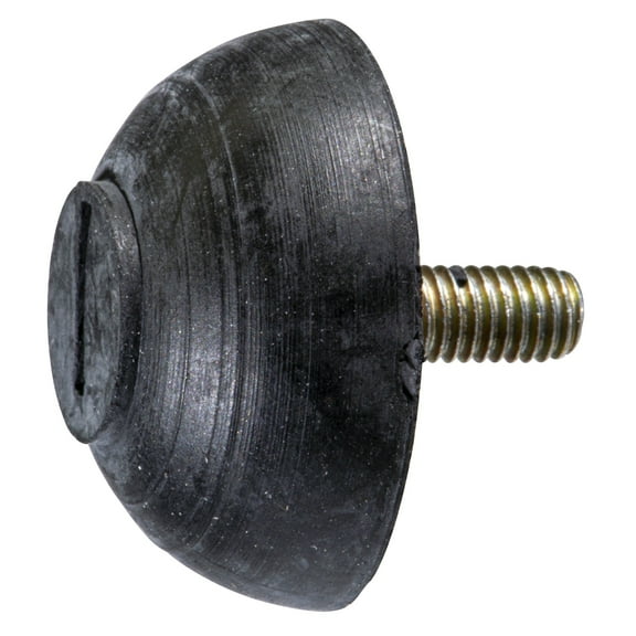 #10-32 x 1-1/8" Rubber Fine Thread Male Spherical Bumper Mount (2 pcs.)