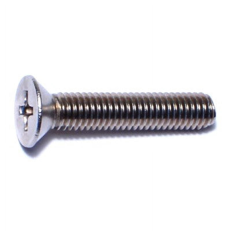 #10-32 x 1" 18-8 Stainless Phillips Flat Head Machine Screws (100 pcs.)