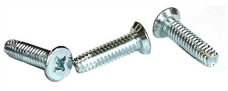 10-32 x 1/2" Type F Thread Cutting Screws / Phillips / Flat Undercut Head / 18-8 Stainless Steel - 3000 Piece Carton