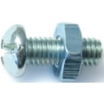 thumbnail image 1 of #10-32 x 1/2" Zinc Plated Steel Fine Thread Combo Round Head Machine Screws, 1 of 1