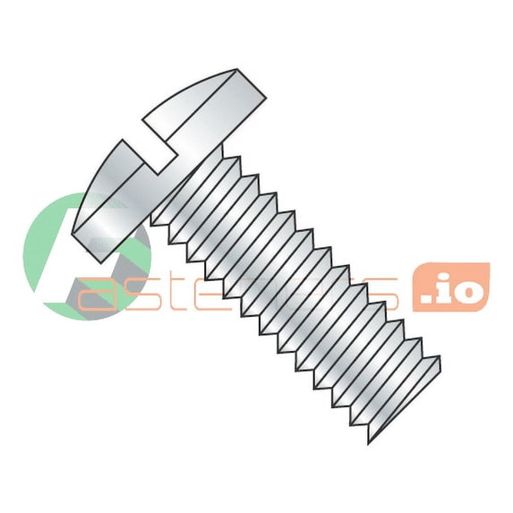 10-32 x 1" Machine Screws / Slotted / Binder Undercut Head / Steel / Zinc (Quantity: 4,000 pcs)