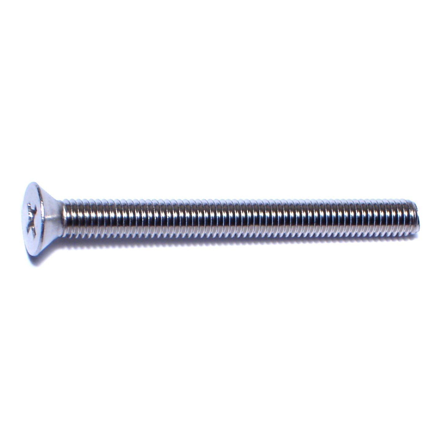 #10-32 x 2" 18-8 Stainless Phillips Flat Head Machine Screws (100 pcs.)