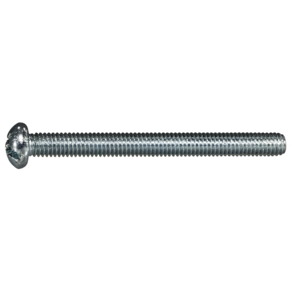 #10-32 x 2" Zinc Combo Round Head Machine Screws (50 pcs.)