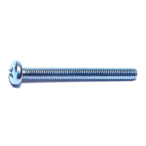 #10-32 x 2" Zinc Phillips Pan Head Machine Screws (25 pcs.)