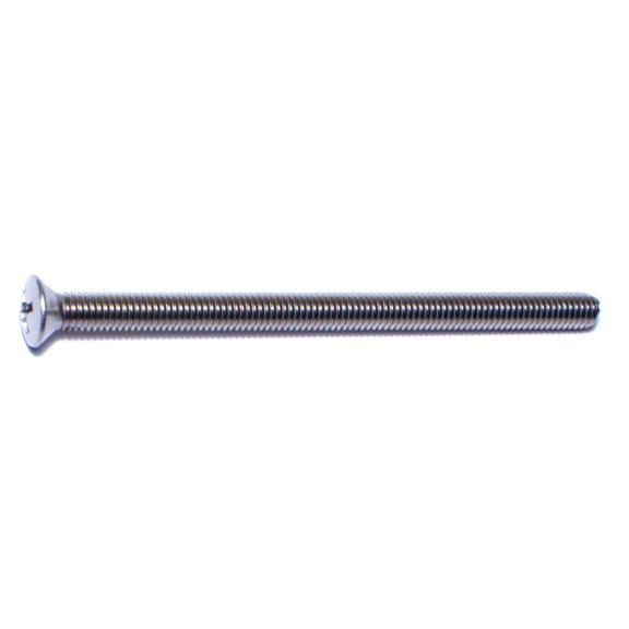 #10-32 x 3" 18-8 Stainless Steel Fine Thread Phillips Oval Head Machine Screws MSOSS-205