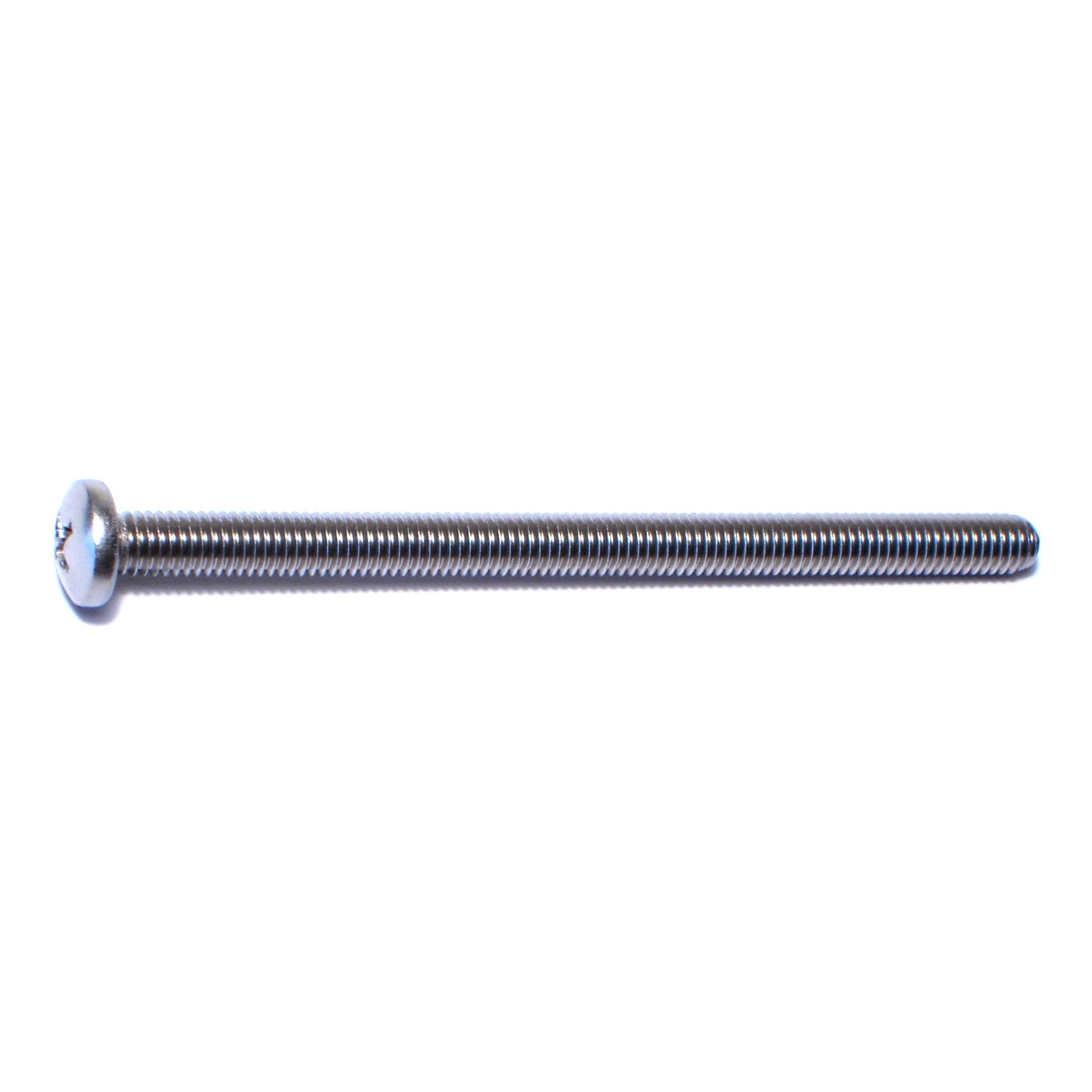 #10-32 x 3" 18-8 Stainless Steel Fine Thread Phillips Pan Head Machine Screws MSPSS-233