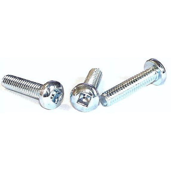 10-32 x 3/4" Machine Screws / Square / Pan Head / Steel / Zinc - 6000 Piece Carton