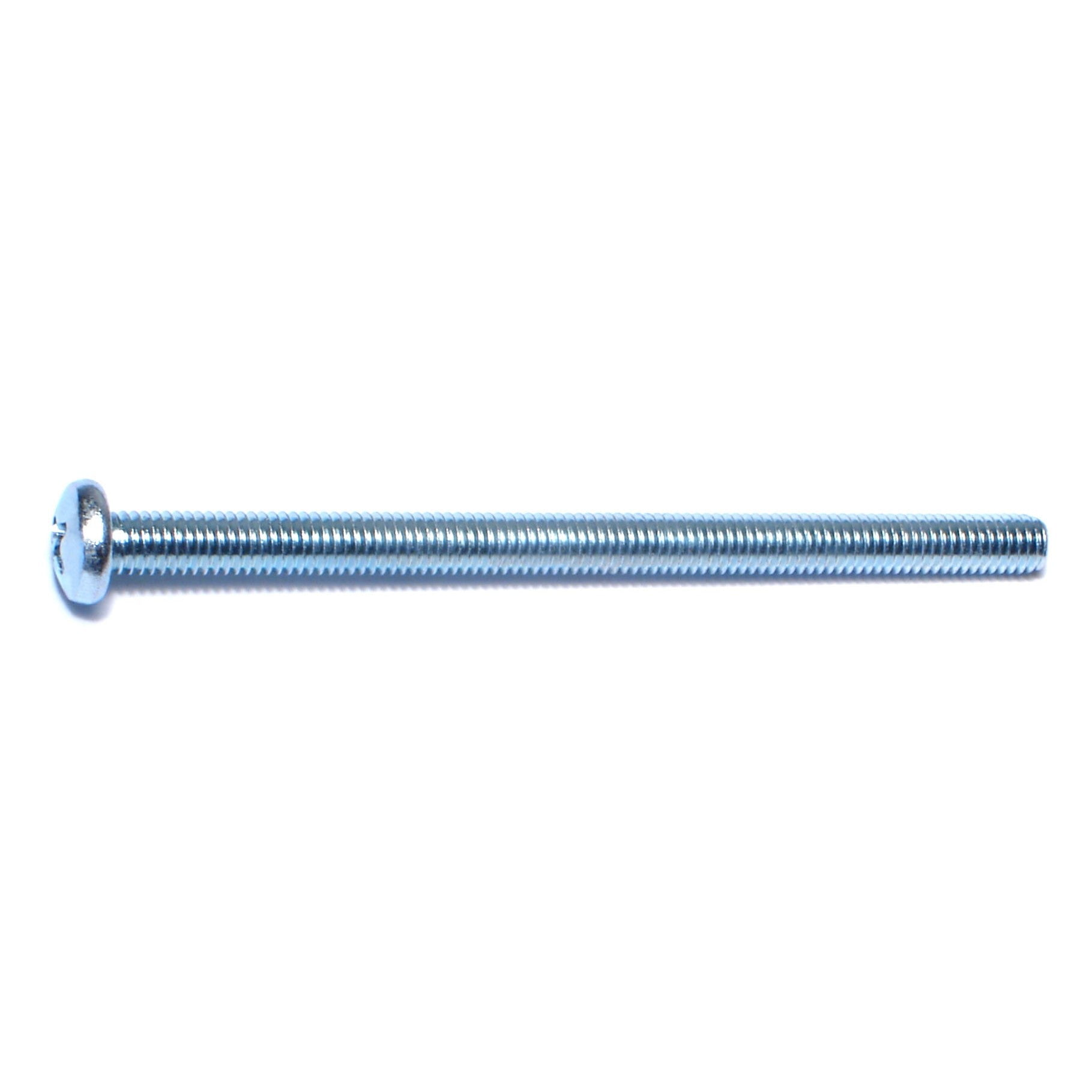 #10-32 x 3" Zinc Plated Steel Fine Thread Phillips Pan Head Machine Screws MSCPS-229