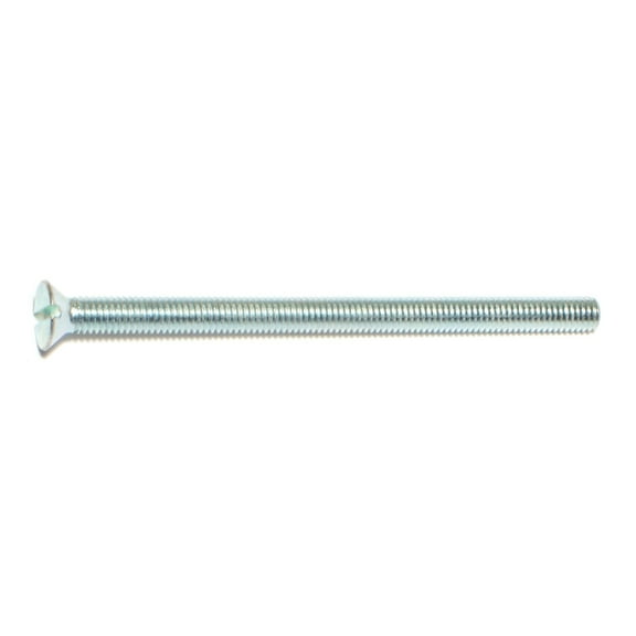 #10-32 x 3" Zinc Slotted Flat Head Machine Screws MSCFS-399 (20 pcs.)
