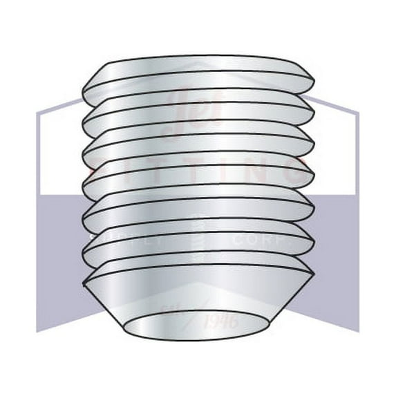 10-32 x 5/8" Cup Point Socket Set Screws | Alloy Steel | Fine Thread | Black Oxide | Made in U.S.A. (Quantity: 100)