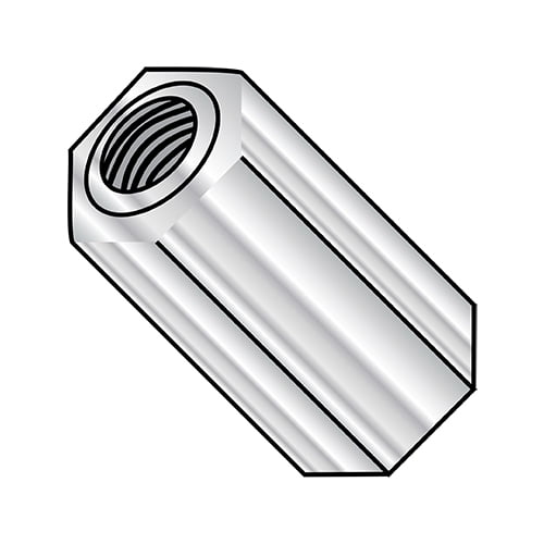 10-32X1/2 Five Sixteenths Hex Standoff Aluminum (Pack Qty 1,000) BC-310811HFA