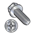 thumbnail image 1 of 10-32X3/8 Phillips Indented Hex Washer Thread Rolling Screws Fully Threaded Zinc & Wax (Pack Qty 8,000) BC-1106RPW, 1 of 1