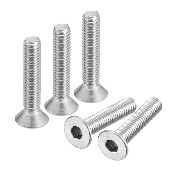 #10-32x1" Flat Head Socket Cap Screws, 304 Stainless Steel Hex Socket Drive Fasteners Bolts 20Pack