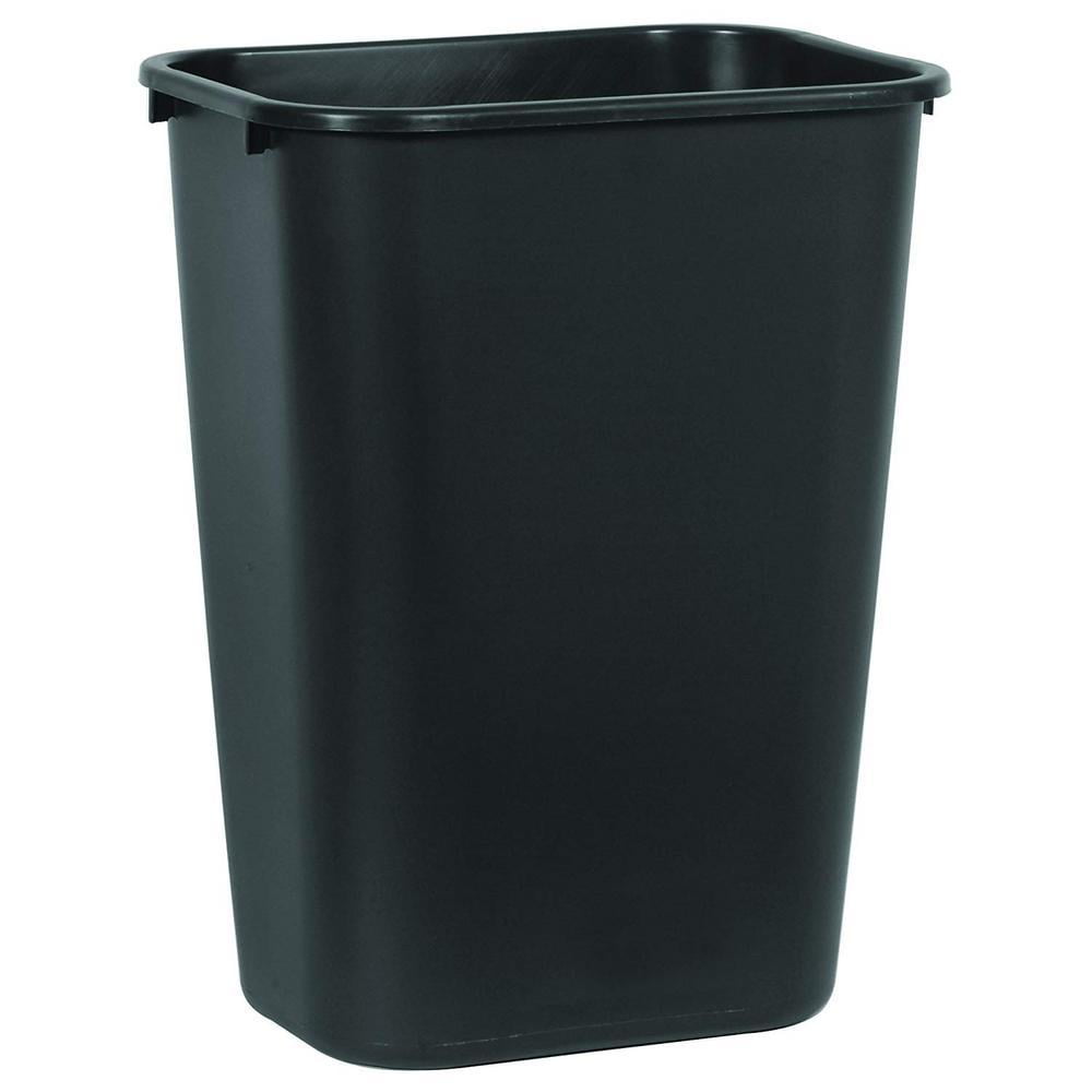 Rubbermaid Indoor Trash Can, 10.38 Gallon Plastic Rectangular Open