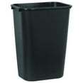 thumbnail image 1 of Rubbermaid  Indoor Trash Can, 10.38 Gallon Plastic Rectangular Open Top Garbage Bin, Black, 1 of 3