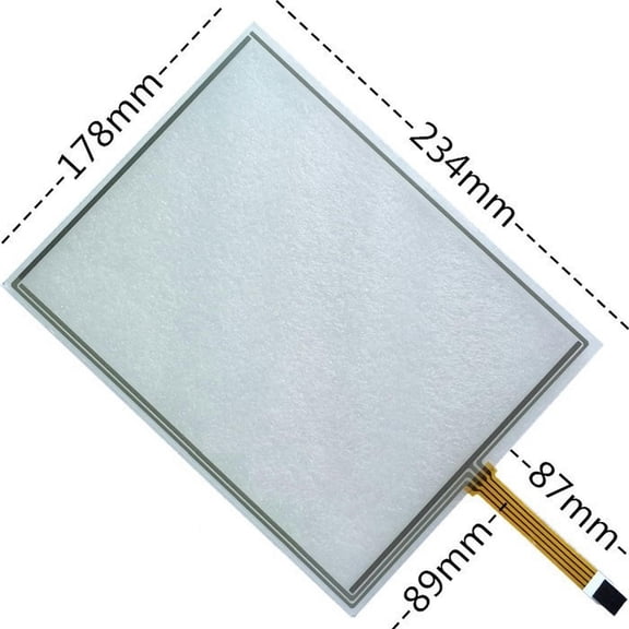 10.4 234*178mm 4-wire resistance touch standard screen industrial-grade industrial control external screen touch panel