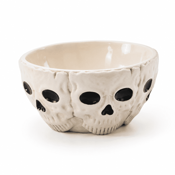 10.4 Inch White Ceramic Serving Bowl For Chocolates Cookies And Candy