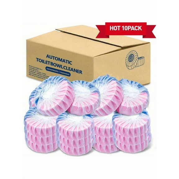 10/40 PACK Automatic Toilet Bowl Cleaner Tablets, Bathroom Toilet Tank Cleaner, Automatic Toilet Bowl Cleaner For Powerful Cleansing