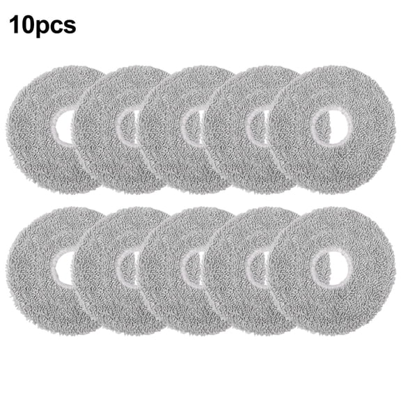 10/4Pcs Microfiber Mop Pads Washable And Reusable Mop Pads For Mova E30 Ultra Mop Robot Mop Pad Robot Vacuum Cleaner Parts
