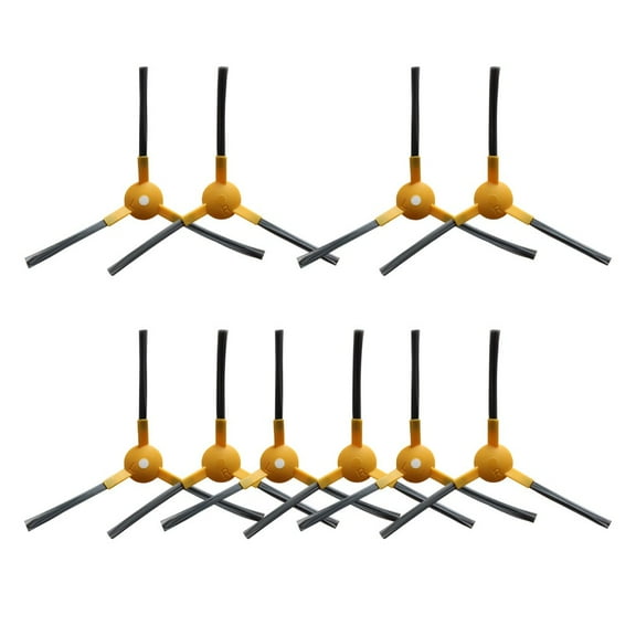10/4Pcs Plastic+Nylon Vacuum Cleaner Side Brush For Tesvor S8 Pro For Bobsweep Dustin For Redroad R10 For Zigma Spark 981
