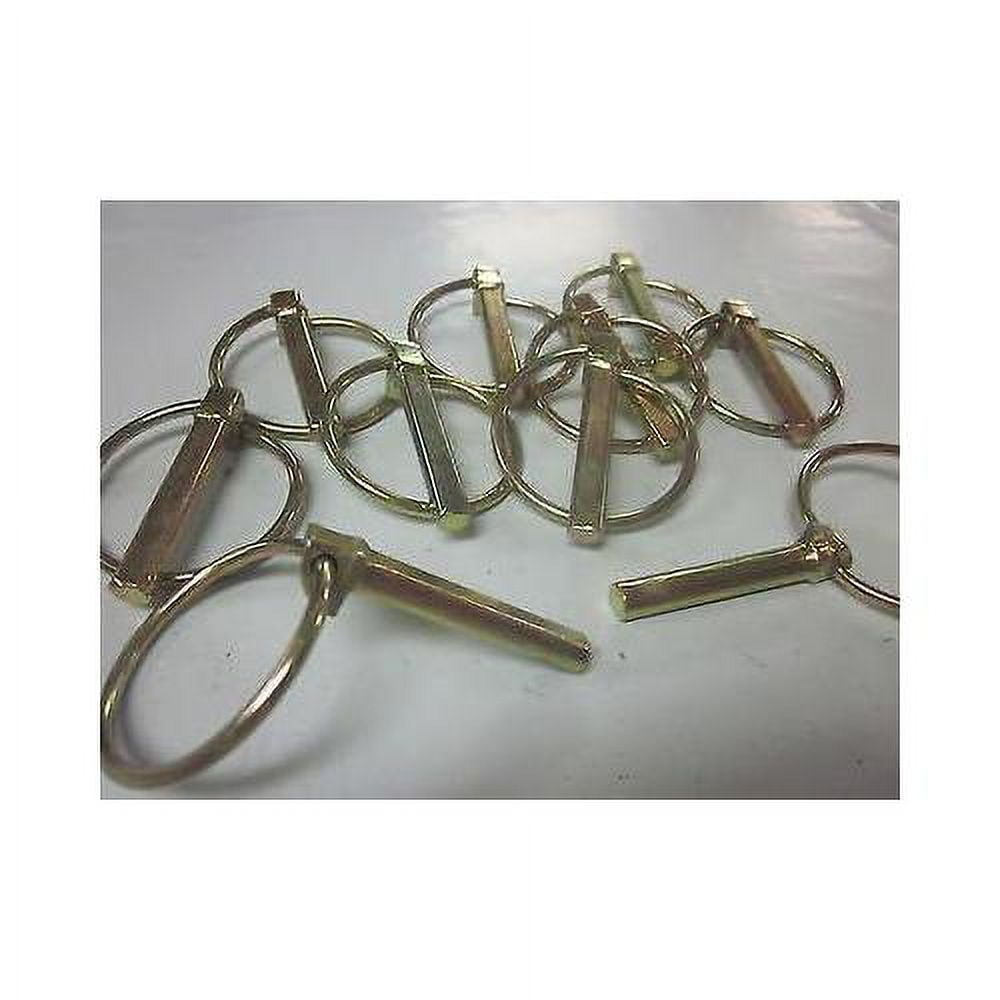 10 5/16" LYNCH PINS ATV FARM GARDEN STEEL TRACTOR TRAILER 3PT HITCH PIN