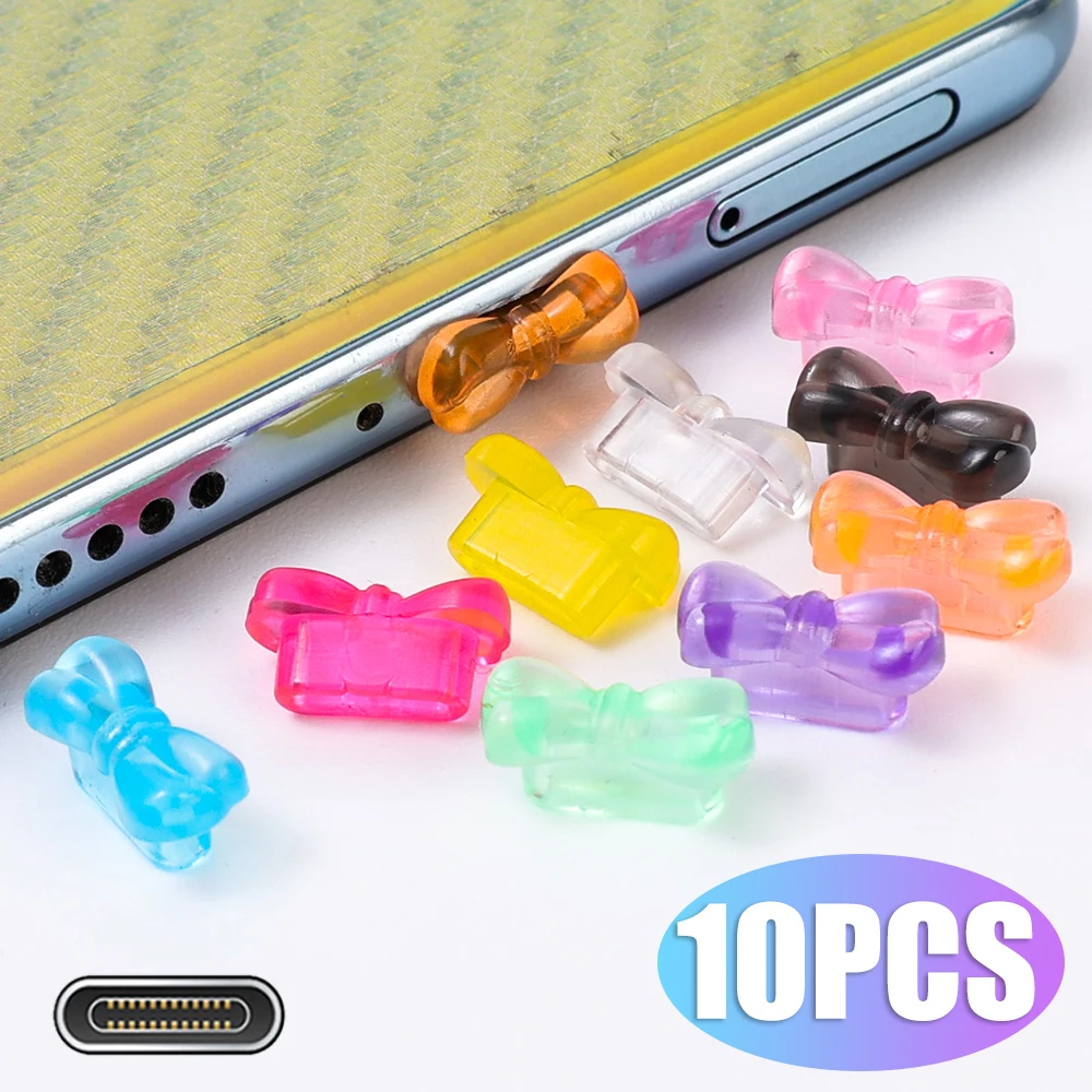 10/5/1PCS Colorful Creative Type C Dust Plugs USB C Phone Charging Port ...