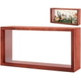 thumbnail image 1 of 10×5×2" Shadow Photo Frame Shadow Box Picture Frame with Double-Sided Acrylic Clear Window DIY Display Box Wooden Box Frame for Dried Flowers Specimens Handicrafts Souvenirs and Photos, 1 of 8