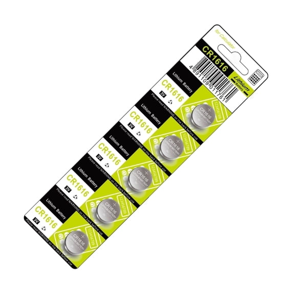 10/5-Count CR1616 Coin Batteries Leakproof Design Coin Battery Stable Power 3V for Household Gadgets Remotes