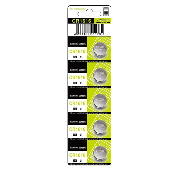 CR1616 3V Batteries 10/5-Count Pack Travel Design Leak Resistant Technology for Small Electronics Gadgets